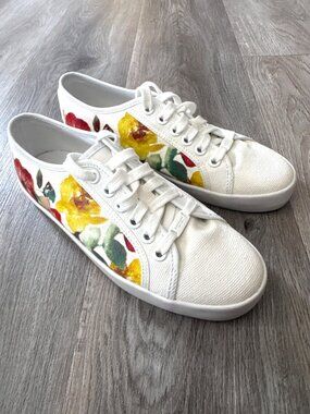 Coach Kristen Watercolor Floral Shoes Size 7M
